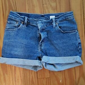 Levi's Blue Jean Shorts Classic Denim Style